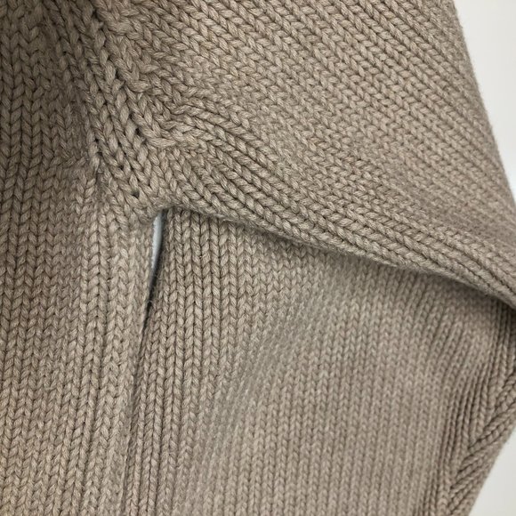 J. Crew Men's M Beige Sweater Roll Neck Oarsman - Picture 6 of 7